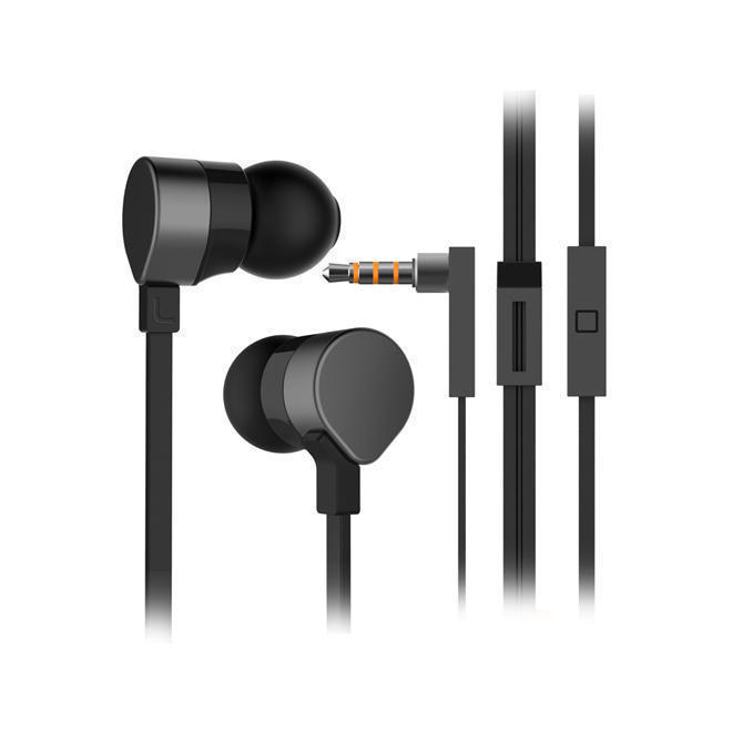 TM0314 EAR 365 Headsets Headphones Metal In ear Stereo Earphone with Remote Mic 2 Colors Available