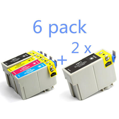 6 pack Epson T127 New Compatible Ink Cartridges Value Pack EXTRA High Yield (3*BK/C/M/Y)