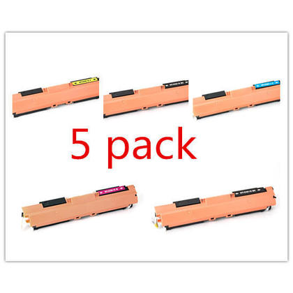 5 pack HP CE310A CE311A CE312A CE313A New Compatible Toner Cartridges Combo Set (HP 126A)