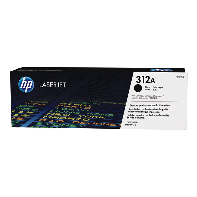 HP CF380A OEM Color LaserJet Pro MFP M476dn HP 312A CF380A Original Black Toner Cartridge