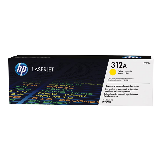 HP CF382A OEM Color LaserJet Pro MFP M476dn HP 312A CF382A Original Yellow Toner Cartridge