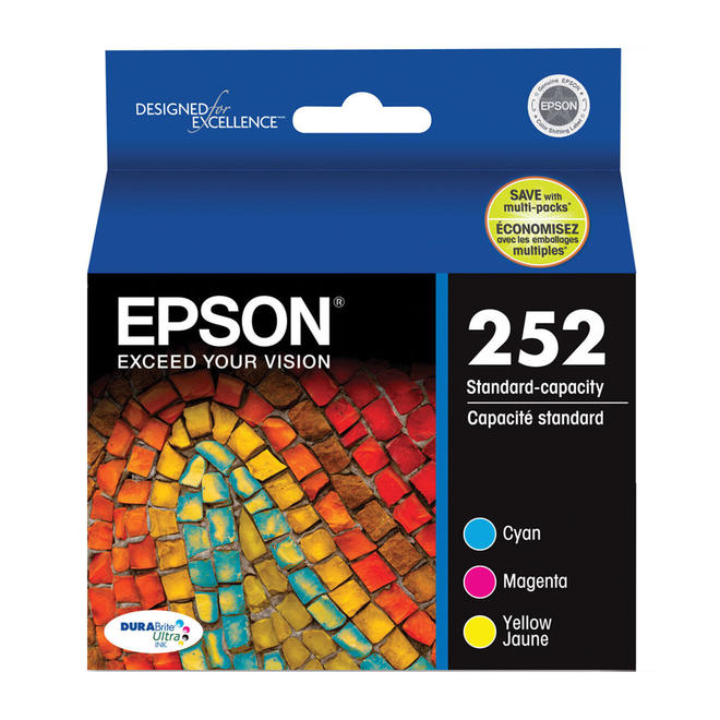 Epson T252520 OEM WorkForce WF 7720 Epson T252520 Original Color Ink Cartridge Combo C M Y