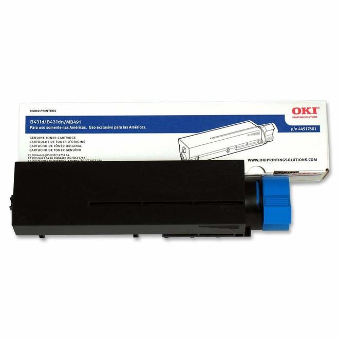 Okidata 44917601 OEM MB491 MFP Okidata 44917601 Type B2 Original Black Toner Cartridge