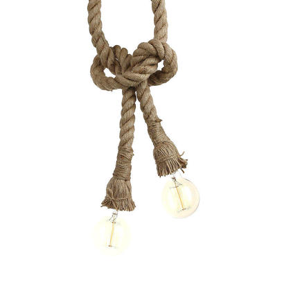 Farmhouse Rope 2 Lights Pendant