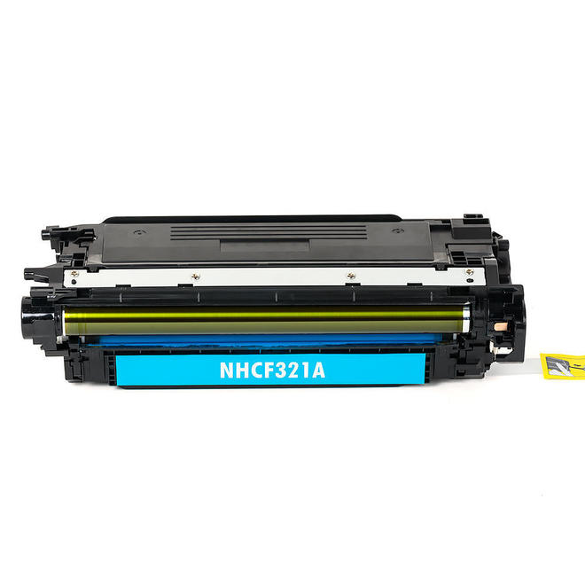 HP CF321A C Color LaserJet Enterprise Flow MFP M680z HP 653A CF321A New Compatible Cyan Laser Toner Cartridge