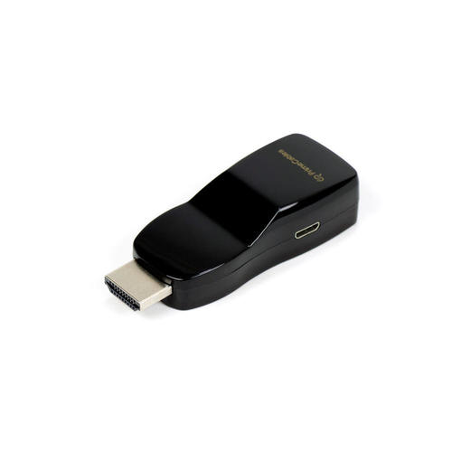 PrimeCables Cab FL 1476 000 HDMI to VGA Cables HDMI 1 4 Male to VGA Female with 3 5mm Audio Adapter Built in Chipset Black Pr