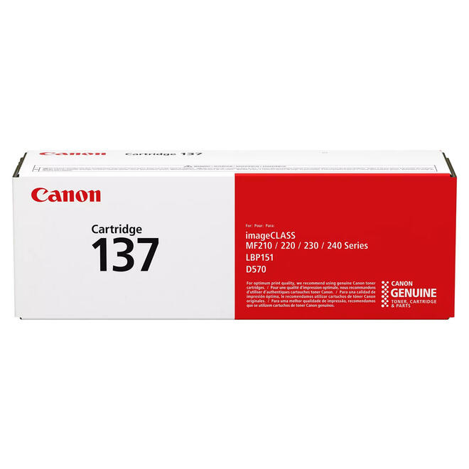 Canon Canon Cartridge 137 OEM ImageClass MF212w Canon 137 Original Black Toner Cartridge 9435B001