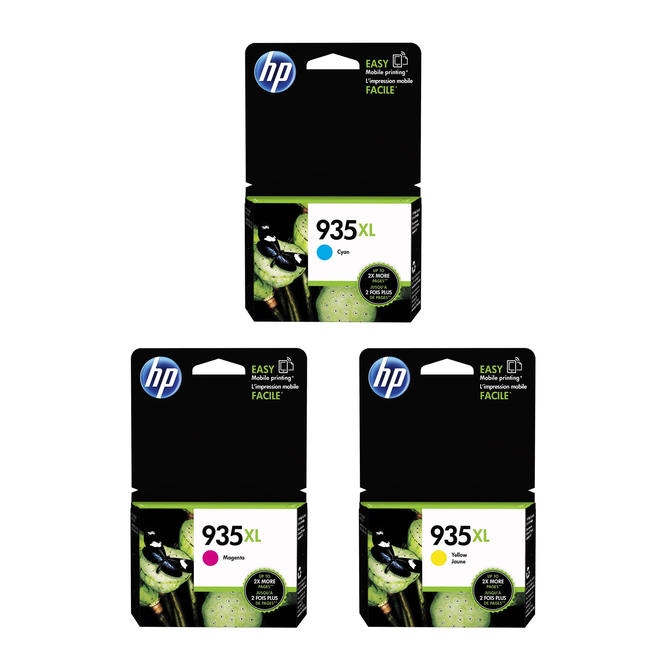 HP 935XL CMY OEM OfficeJet 6812 HP 935XL Original Color Ink Cartridge Combo High Yield C M Y