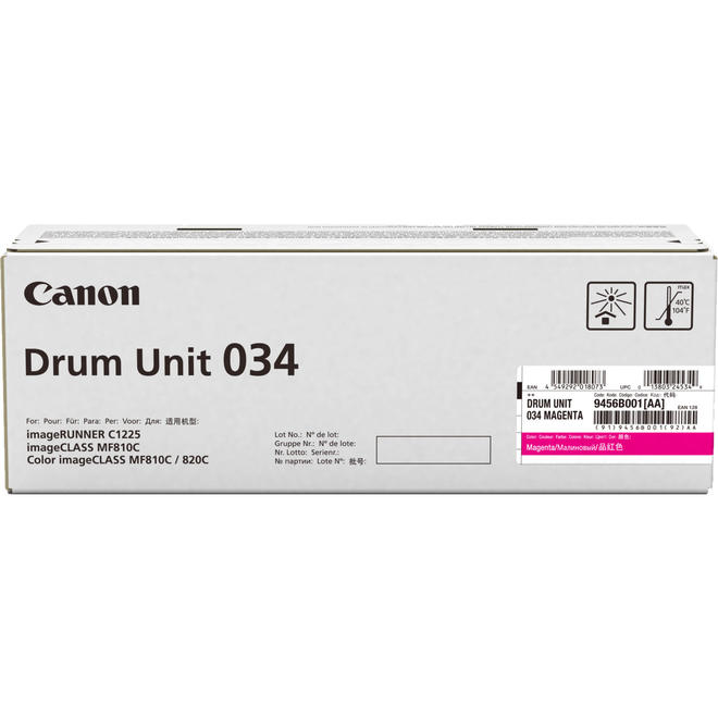 Canon Canon 034 Drum M OEM ImageClass MF810Cdn Canon 034 9456B001AA Original Magenta Drum Unit