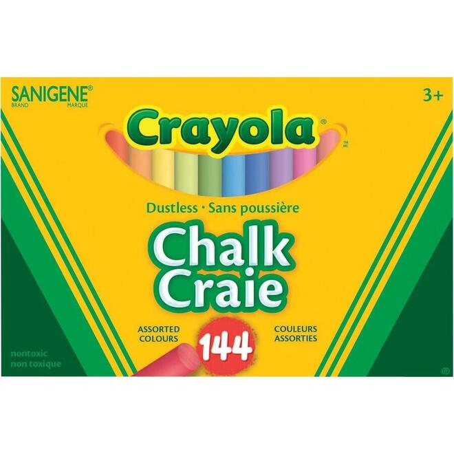 Crayola 145 51 6144 Board Accessories Crayola Coloured Dustless Chalk