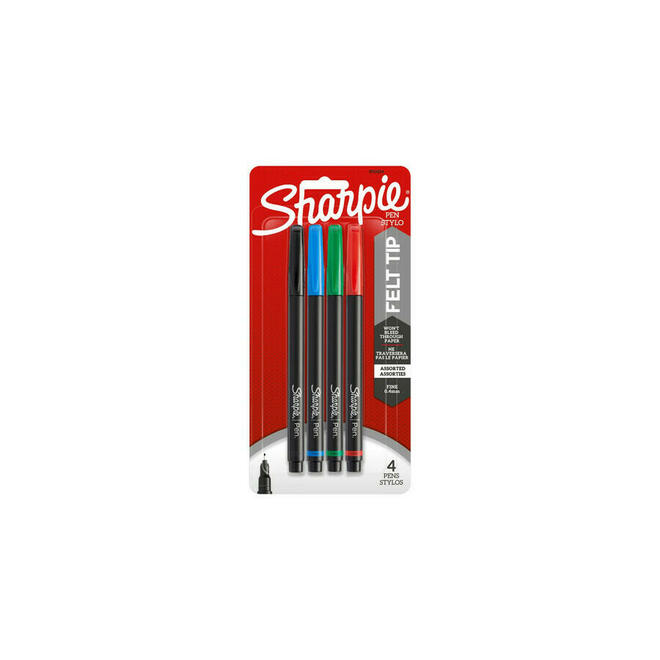Sharpie n 840 1742663 Markers Sharpie Fine Medium Point Pen Plastic Tip Permanent Marker