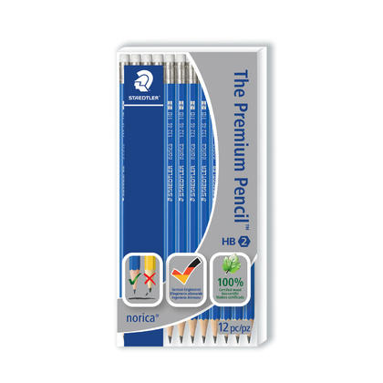 Staedtler Norica Sharpened Pencils with Latex-free White