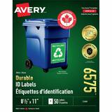 Avery Avery n 099 0657 Colour Coding ID Labels Avery Durable ID Labels with TrueBlock Technology