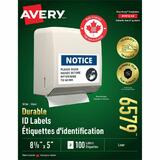 Avery Avery n 099 0657 Colour Coding ID Labels Avery Durable ID Labels with TrueBlock Technology