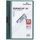 n 373 2203DB Report Covers DURABLE Duraclip Report Cover 30 Sheets 60 Sheets 1 cover per pack