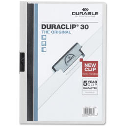 n 373 2203DB Report Covers DURABLE Duraclip Report Cover 30 Sheets 60 Sheets 1 cover per pack