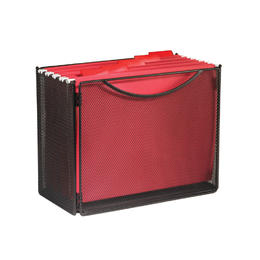 SAFCO 918 2170BL Hanging Files SAFCO Onyx Desktop Mesh Box File 10 Deep Black