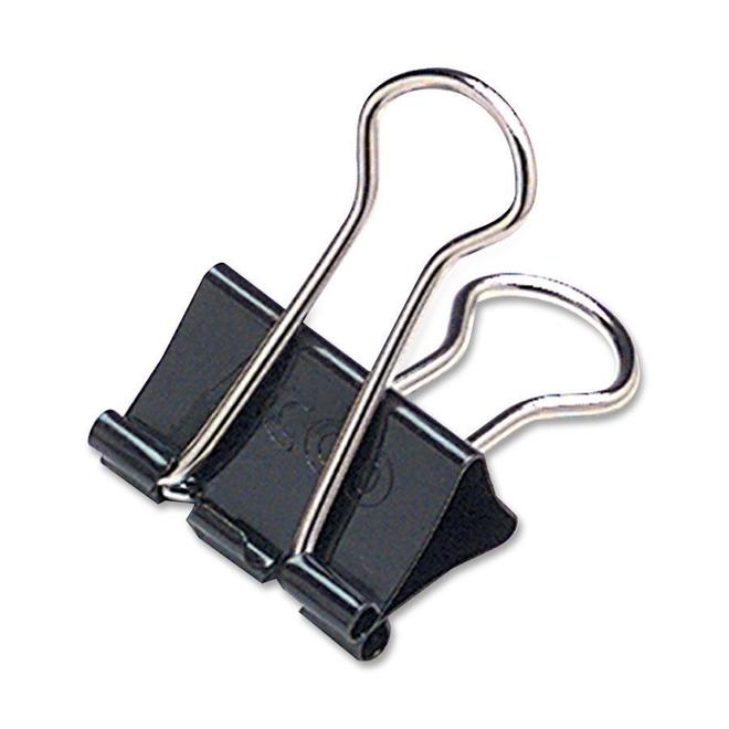 Acco n 010 50505 72020 Clips Pins and Rubber Bands Acco Binder Clip with Fold Back Arms Assorted Size Box of 12