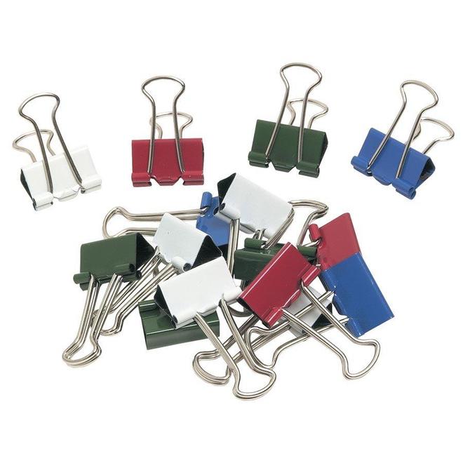 Westcott n 015 00500 Clips Pins and Rubber Bands Acme United Foldback Clips 00500 Assorted Colours 100 Tub