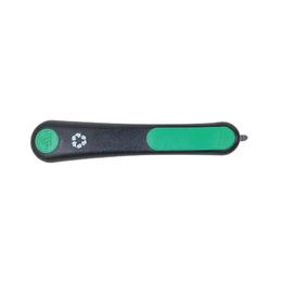 Westcott® KleenEarth® Staple Remover, 5", Ergonomic, Antimicrobial, Black / Green, 1 Pack (136176)