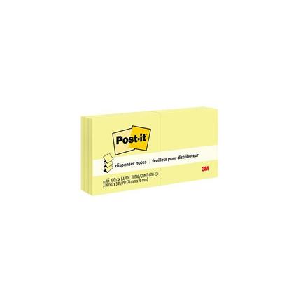 Post-it® Pop-up Notes, 3 in x 3 in, 100 /Pads, 6 Pads/Pack