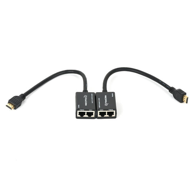HDMI Extender over UTP Cable Cat5e/6 with Pigtail Support 1080P, 30m