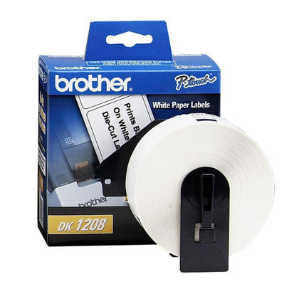 Brother Original DK1208 Large Address Paper Labels, 1.4 in x 3.5 in (38 ...