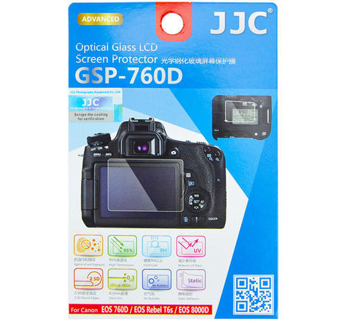 JJC JJC GSP 760D Screen protectors JJC Canon T6s T6i Optical Glass Screen Protector Static Adhesion