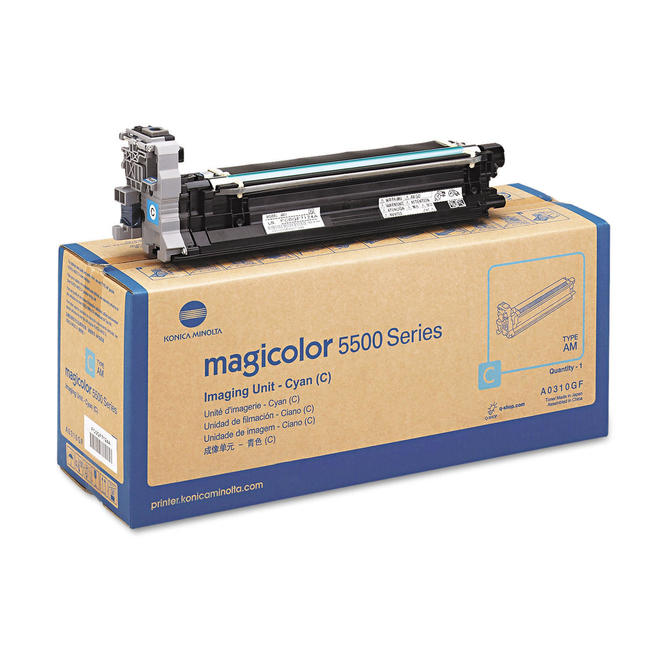 Konica Minolta Konica Minolta A0310GF OEM MagiColor 4650 Konica Minolta A0310GF Original Cyan Laser Cartridge Drum Unit