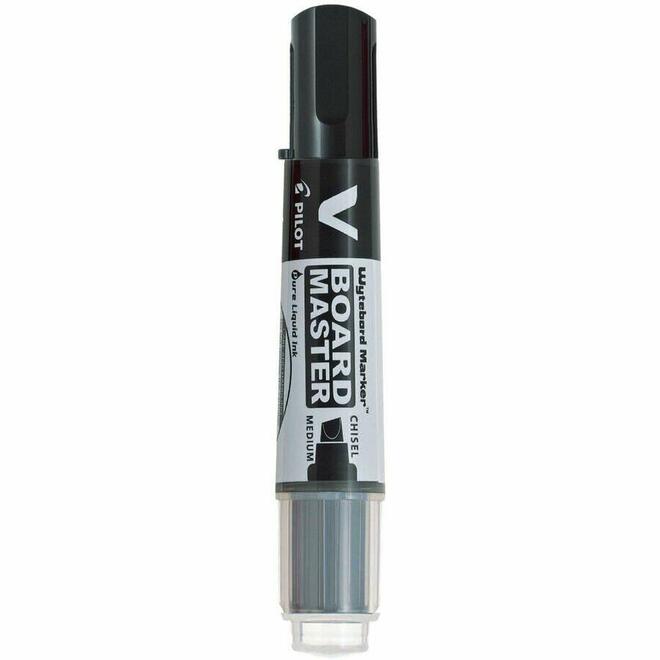 PILOT 285 BG WBMAVBMC BK Markers Pilot BeGreen V Board Master Refillable Dry Erase Markers Chisel Tip