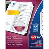 Avery 099 11143 Dividers Ready Index Dividers