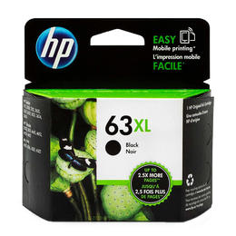 Small 669f1 hp 63xl bk oem officejet 4650 hp 63xl f6u64an original black ink cartridge high yield