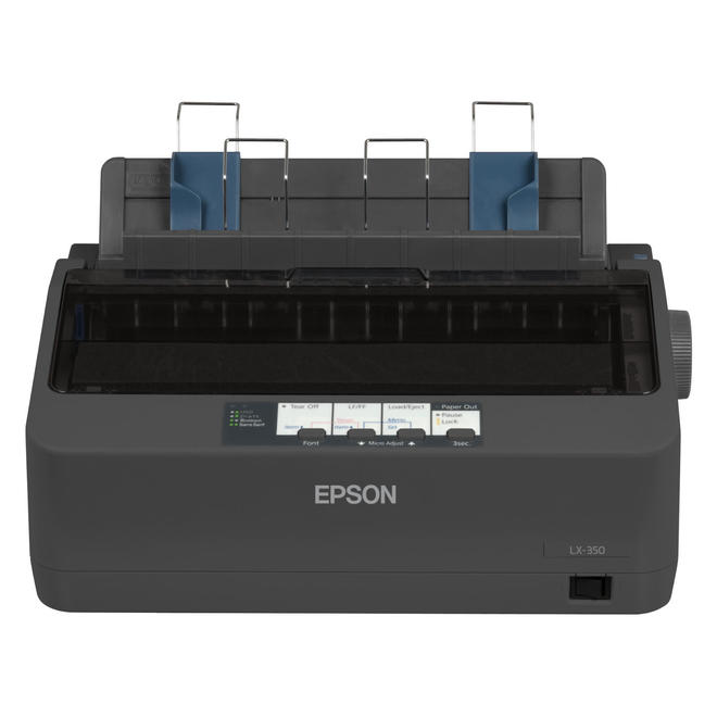 Epson Epson LX 350 Printer Epson Printers Epson LX 350 Single Function Monochrome Impact Dot Matrix Printer C11CC24001