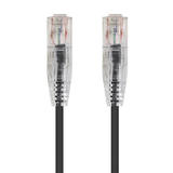 Monoprice Canada Cab 13508 All Cat6 6a Network Ethernet Cable SlimRun Cat6 28AWG UTP Ethernet Network Cable Black 9 Lengths A