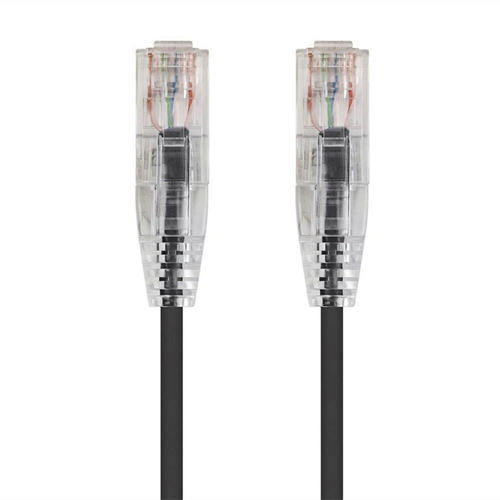 Monoprice Canada Cab 13508 All Cat6 6a Network Ethernet Cable SlimRun Cat6 28AWG UTP Ethernet Network Cable Black 9 Lengths A