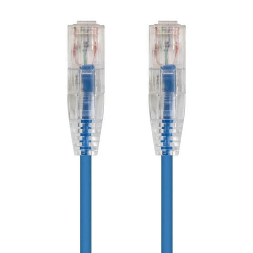 Monoprice Canada Cab 13509 All Cat6 6a Network Ethernet Cable SlimRun Cat6 28AWG UTP Ethernet Network Cable Blue 9 Lengths Av