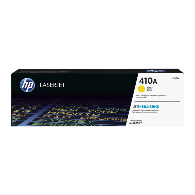 HP 410A CF412A OEM Color LaserJet Pro M452 Series HP 410A CF412A Original Yellow Toner Cartridge