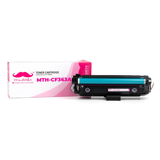 Moustache 508A CF363A M Color LaserJet Enterprise M552dn Compatible HP 508A CF363A Magenta Toner Cartridge Moustache