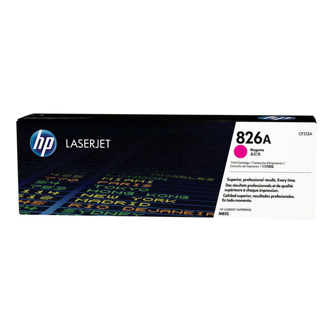 HP CF313A OEM Color LaserJet Enterprise M855dn HP 826A CF313A Original Magenta Toner Cartridge