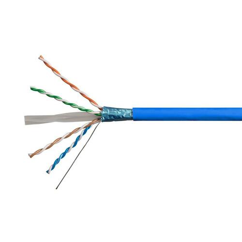 Monoprice Canada Cab 13072 Cat6 6a Network Ethernet Cable 1000FT Cat6a 650MHz FTP Solid CMR Rated 23AWG Bulk Ethernet Cable B