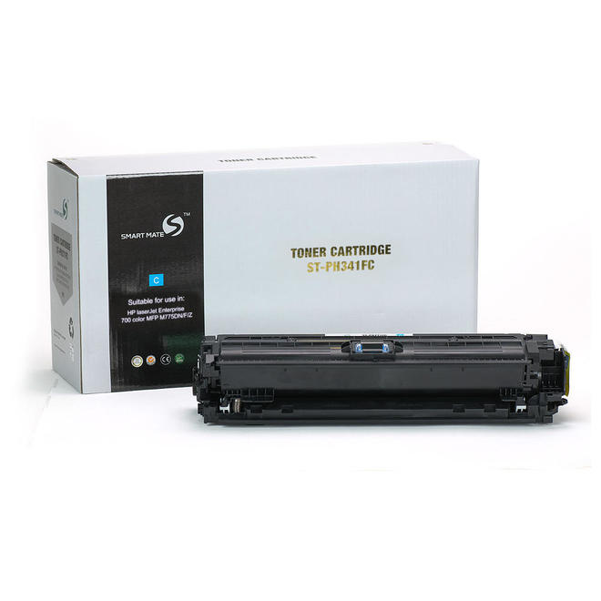 Compatible HP 651A CE341A cartouche de toner cyan - haut de gamme