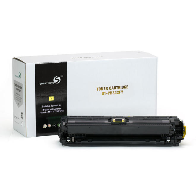 ColorControl HP CE342A Y High End LaserJet Enterprise 700 Color MFP M775dn HP 651A CE342A New Compatible Yellow Toner Cartrid