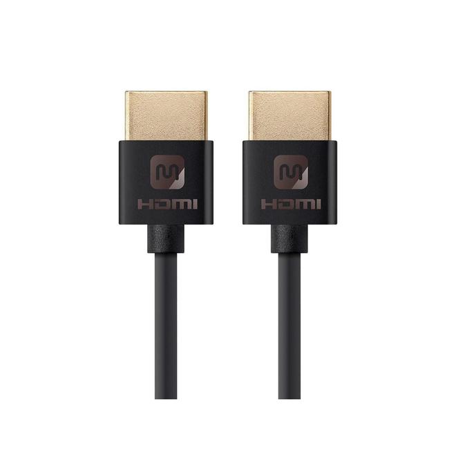 Monoprice Canada Cab 13574 All HDMI Cables with Ethernet 1 4 Ultra Slim Series High Speed HDMI Cable Black 7 lengths