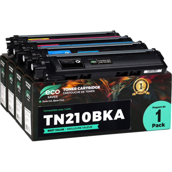 TN210 BK C M Y Combo WhiteBox DCP 9010CN Brother TN 210 BK C M Y New Compatible Toner Cartridge Combo Set Economical White Bo