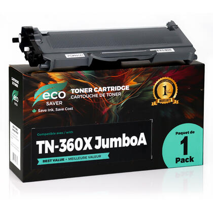 Replacement Toner Cartridge For Brother DCP-7030, TN-360 Compatible - High Yield Black Toner (Also Fits HL-2140, MFC-7440N & More)