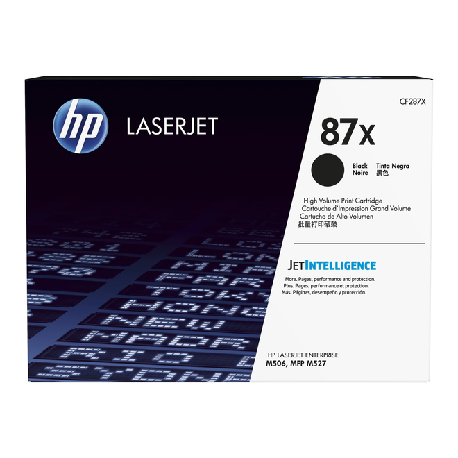 HP CF287X OEM LaserJet Enterprise M506dn HP 87X CF287X Original Black Toner Cartridge High Yield