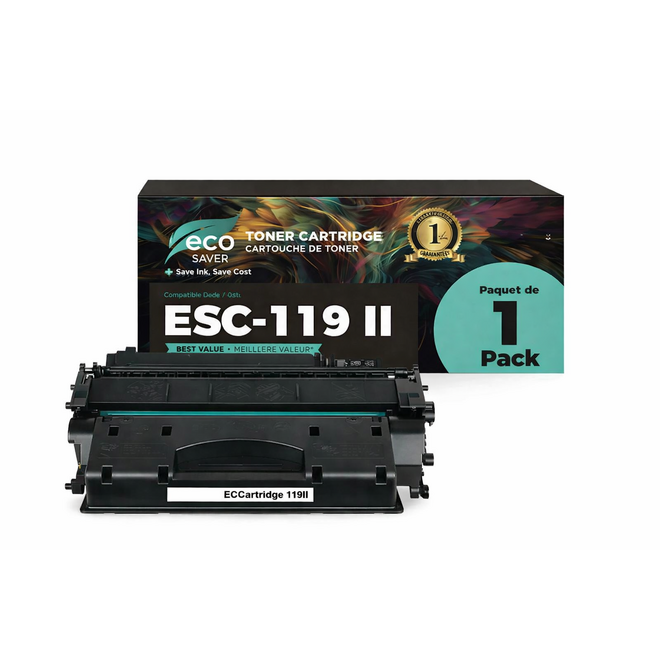 EcoBox 119X EcoBox ImageClass LBP6670dn Canon 119 II 3480B001 Compatible Black Toner Cartridge Economical Box