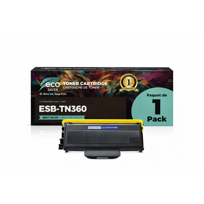 EcoBox TN360 EcoBox DCP 7040 Brother TN360 Compatible Black Toner Cartridge Economical Box