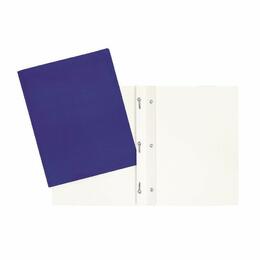 GEO® Letter Laminated Report Cover, 100-Sheet Capacity, 3-Prong Fastener, 1 Pack - Dark Blue(100925)