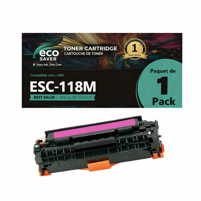 Canon 118M C WhiteBox ImageClass MF8350cdn Canon 118 New Compatible Magenta Toner Cartridge 2660B001AA Economical White Box